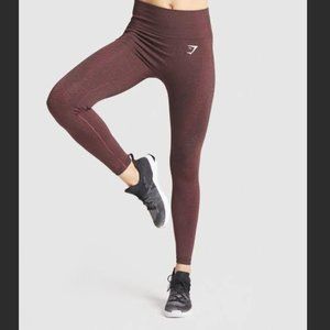 Gymshark Cherry Brown Vital Seamless XS